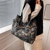 Large Capacity Nylon Travel Messenger Bag Solid Crossbody Padded