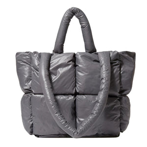 Quilted Shoulder Bag Winter Purse Women