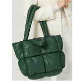 Quilted Shoulder Bag Winter Purse Women