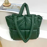 Quilted Shoulder Bag Winter Purse Women