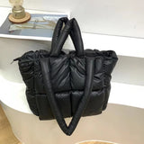 Quilted Shoulder Bag Winter Purse Women