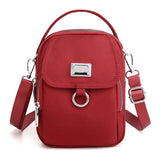 Women's High Capacity Crossbody Bag, Patent Nylon Tote