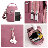 Women's High Capacity Crossbody Bag, Patent Nylon Tote