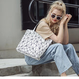 Luminous Geometry Messenger Bag for Women Evening Party