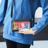 Small Crossbody Bag for Women PU Leather Cell Phone Mini Messenger Purse