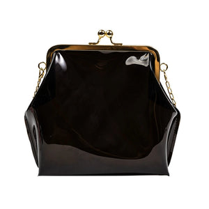Transparent Jelly Bag Messenger Bag with Chain Shoulder Bag