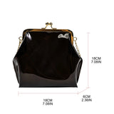 Transparent Jelly Bag Messenger Bag with Chain Shoulder Bag
