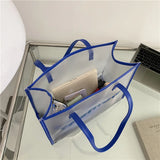 Transparent Shoulder Bag Large Capacity Casual Tote