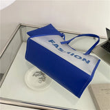 Transparent Shoulder Bag Large Capacity Casual Tote