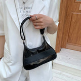 Transparent Tote Bag Women Chain Splicing Clear PVC PU Leather Handbags