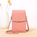 Transparent Touch Screen Mobile Phone Bag Women's Shoulder Bag