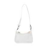 Transparent Underarm Bag Small Square Bag Shoulder Bag with Zipper