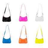 Transparent Underarm Bag Small Square Bag Shoulder Bag with Zipper