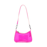 Transparent Underarm Bag Small Square Bag Shoulder Bag with Zipper