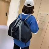 Drawstring Fitness Gym Bag Waterproof Shoulder Bag for Women