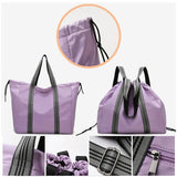 Drawstring Fitness Gym Bag Waterproof Shoulder Bag for Women