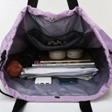 Drawstring Fitness Gym Bag Waterproof Shoulder Bag for Women