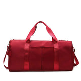 Travel Bag Women Cabin Tote Bag Handbag Oxford Cloth Shoulder Solid Bag