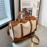 Women's Large Capacity Canvas Sports Bag