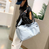 Large Capacity Travel Fitness Bag Waterproof Weekend Messenger Bag