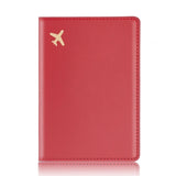 Travel Passport Cover Holder Hot Stamping Plane for Men Women C