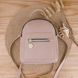 Small Business PU Leather Backpack Waterproof Mini Bag for Women