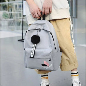 Canvas Backpack For Women Casual Travel Backpack Female High Capacity