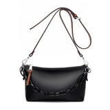 Vintage Leather Bucket Shoulder Bag for Women