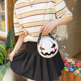 Funny Pumpkin Devil Women's Shoulder Bag