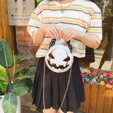 Funny Pumpkin Devil Women's Shoulder Bag