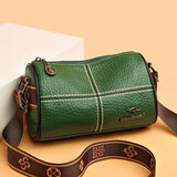 Crossbody Pillow Handbags Women's Leather Vintage Shoulder Messenger Bags