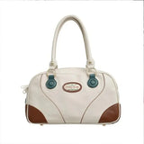 Large Capacity Handbag Niche Bowling Splice Bag Women Purse and Handbags