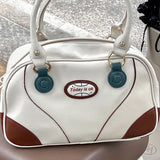 Large Capacity Handbag Niche Bowling Splice Bag Women Purse and Handbags