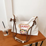 Large Capacity Crossbody Bags for Women Canvas Shoulder Bag Handbags