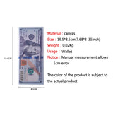 Slim Thin Wallet Money Clips Dollar Canvas Cash Mens Gift Wallet