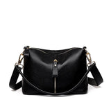 Leather Hobo Shoulder Bag Vintage Tote for Women Ladies