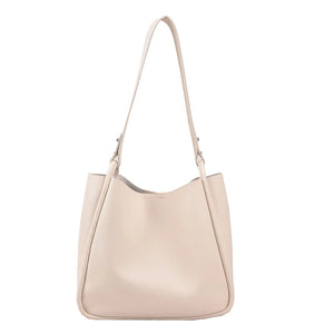 Daily Bucket Women Shoulder Bags PU Leather Handbag Business Tote