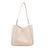 Daily Bucket Women Shoulder Bags PU Leather Handbag Business Tote