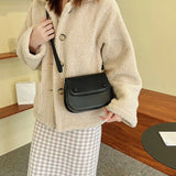 Retro Handbags For Women High Pu Leather Female Shoulder Bag
