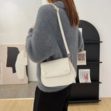 Retro Handbags For Women High Pu Leather Female Shoulder Bag