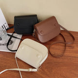 Retro Handbags For Women High Pu Leather Female Shoulder Bag