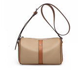 Panelled Crossbody Bag Leather Casual Lady Shoulder Messenger