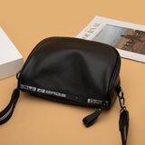 Vintage Leather Saddle Handbag for Women