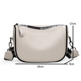 Vintage Leather Saddle Handbag for Women