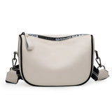 Vintage Leather Saddle Handbag for Women