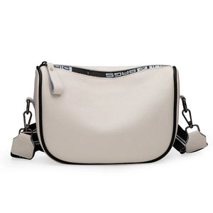 Vintage Leather Saddle Handbag for Women