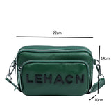 Leather Sling Crossbody Handbag for Women Casual Lady Girl Vintage Shoulder Bag