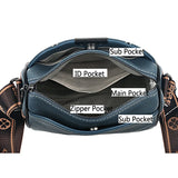 Vintage Leather Crossbody Handbag Pillow Casual Tote Lady Shoulder Bag
