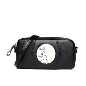 Vintage Leather Crossbody Bag Women Casual Shoulder Messenger Purse