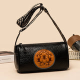 Casual Leather Sling Handbag for Women